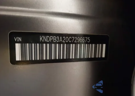 2012 Kia Sportage Lx из США, поврежденный, VIN KNDPB3A20C7296675